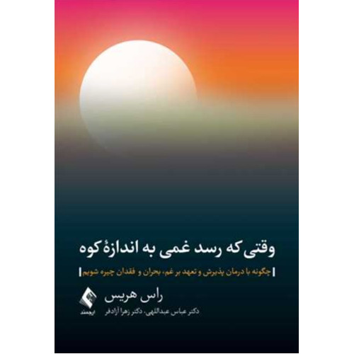 کتاب وقتی که رسد غمی به اندازه کوه چگونه با درمان پذیرش و تعهد بر غم، بحران و فقدان چیره شویم