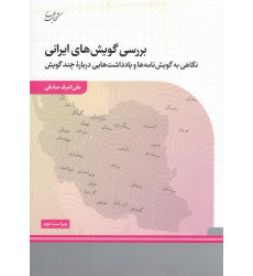 کتاب بررسی گویش‌های ایرانی: نگاهی به گویش‌نامه‌ها و یادداشت‌هایی درباره‌ی چند گویش