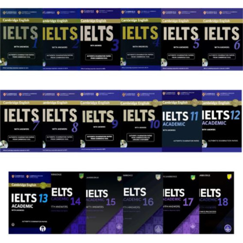 مجموعه کتابهای Cambridge IELTS Academic(1_18) Book Series