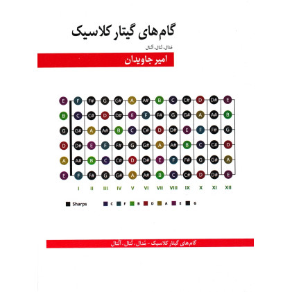 کتاب گام های گیتار کلاسیک (مُدال، تُنال، آتُنال)