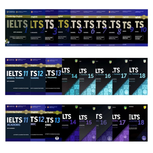 مجموعه 26 جلدیCambridge IELTS (1-10)(General 11_18 _ Academic 11_18)