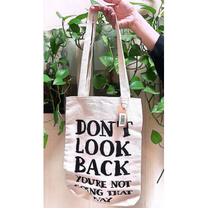 کیف پارچه ای 31/5*22.5 (DONT LOOK BACK،کد 730)