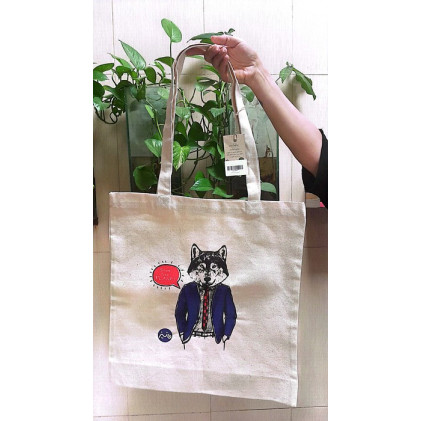 کیف پارچه ای 40*39 (طرح روباه فانتزی)