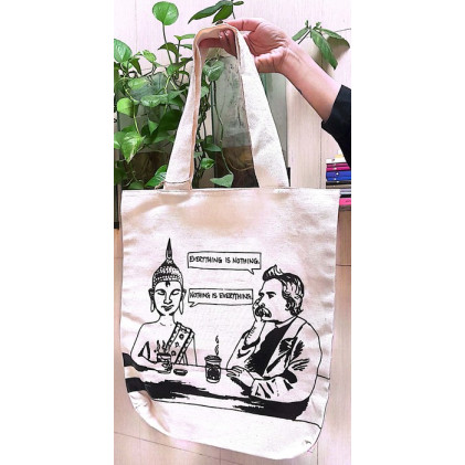 کیف پارچه ای 41*37 (نیچه و بودا،کد 750)