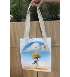 کیف پارچه ای 3 طرفه کاست 26*29 (طرح دخترک شاد،کد 2216) کیف پارچه ای 3 طرفه کاست 26*29 (طرح دخترک شاد،کد 2216)