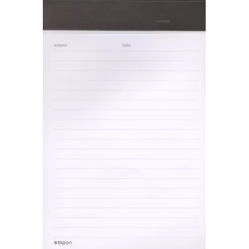 کتاب لگال پد خط دار 40 برگ A5 ته چسب (کد 883)