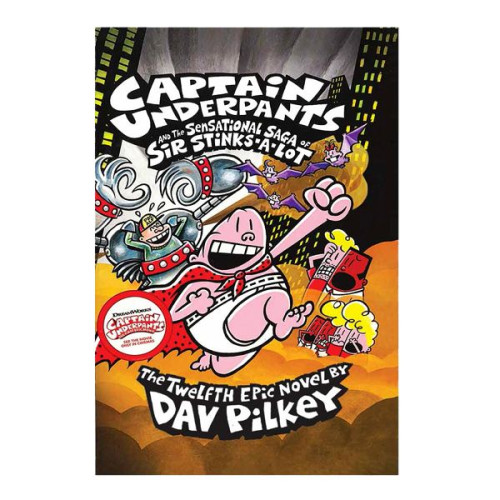 کتاب Captain Underpants and the Sensational Saga of Sir Stinks a Lot 12