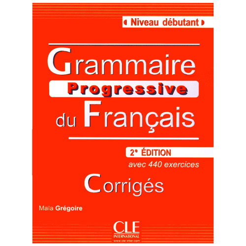 کتاب Grammaire progressive du Francias niveau debutant