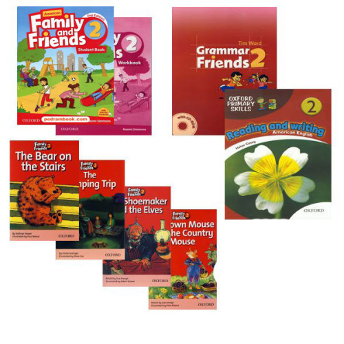 مجموعه پک آموزشی American Family and Friends 2 Second Edition