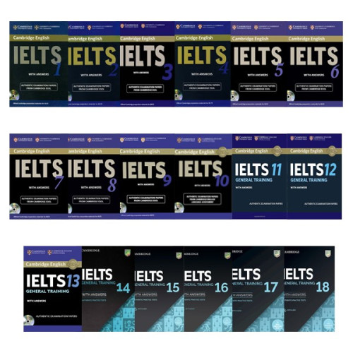 مجموعه کتابهای Cambridge IELTS General(1_18) Book Series