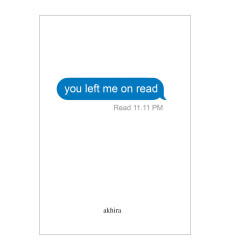 کتاب you left me on read کتاب you left me on read