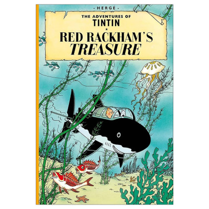 کتاب Tintin Red Rackham’s Treasure کتاب Tintin Red Rackham’s Treasure