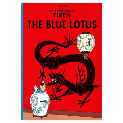 کتاب Tintin The Blue Lotus کتاب Tintin The Blue Lotus