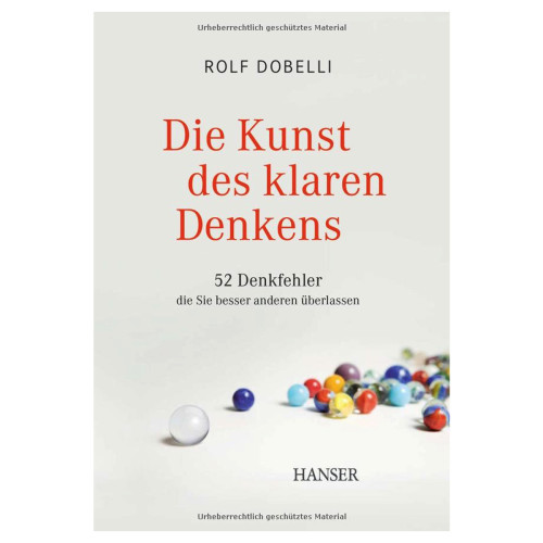 کتاب رمان آلمانی Die Kunst des klaren Denkens(52 Denkfehler)