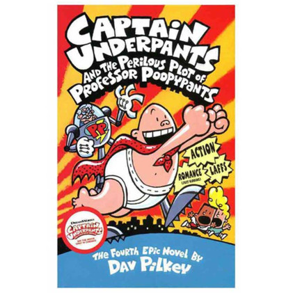 کتاب Captain Underpants and the Perilous Plot of Professor Poopypants 4 کتاب Captain Underpants and the Perilous Plot of Professor Poopypants 4