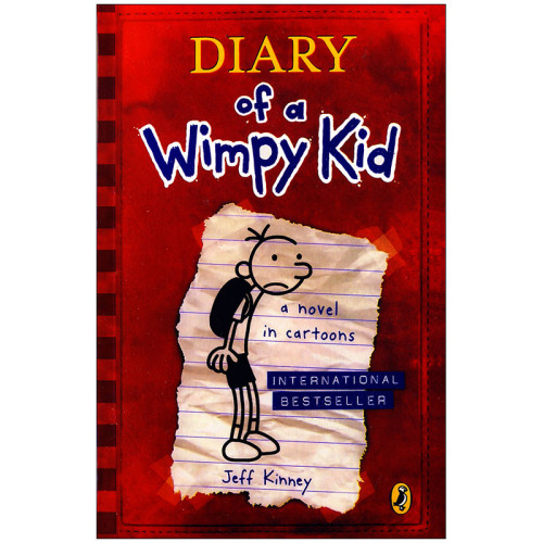 کتاب Diary Of A Wimpy Kid a novel in cartoons