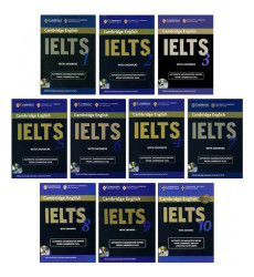 کتابهای Cambridge IELTS 1-10 Book Series