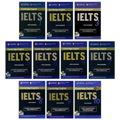 کتابهای Cambridge IELTS 1-10 Book Series